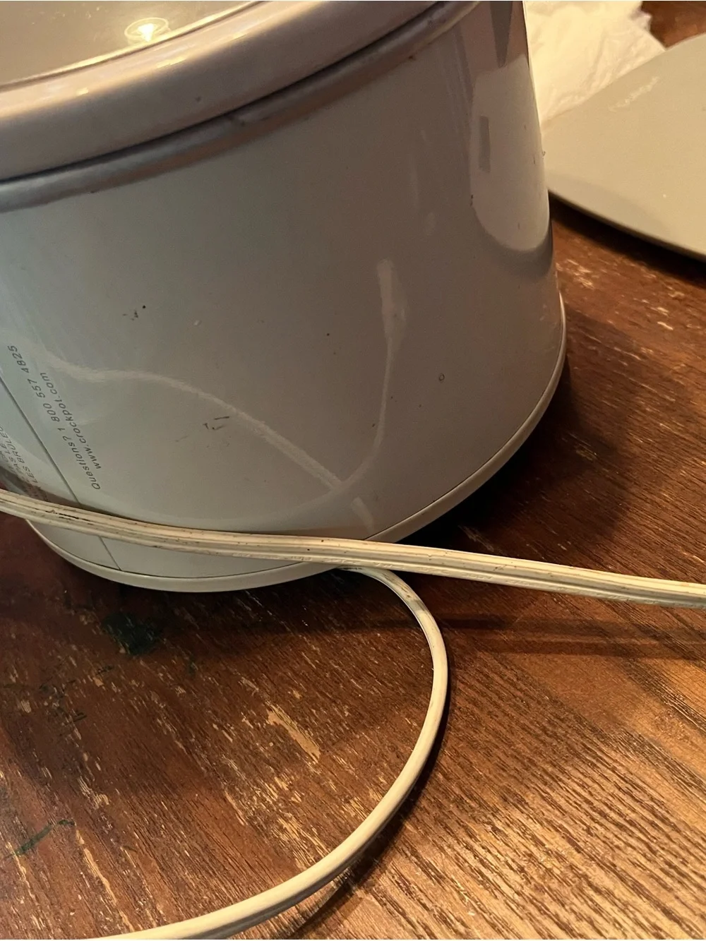 Rival Crock-Pot Compact Slow Cooker in White